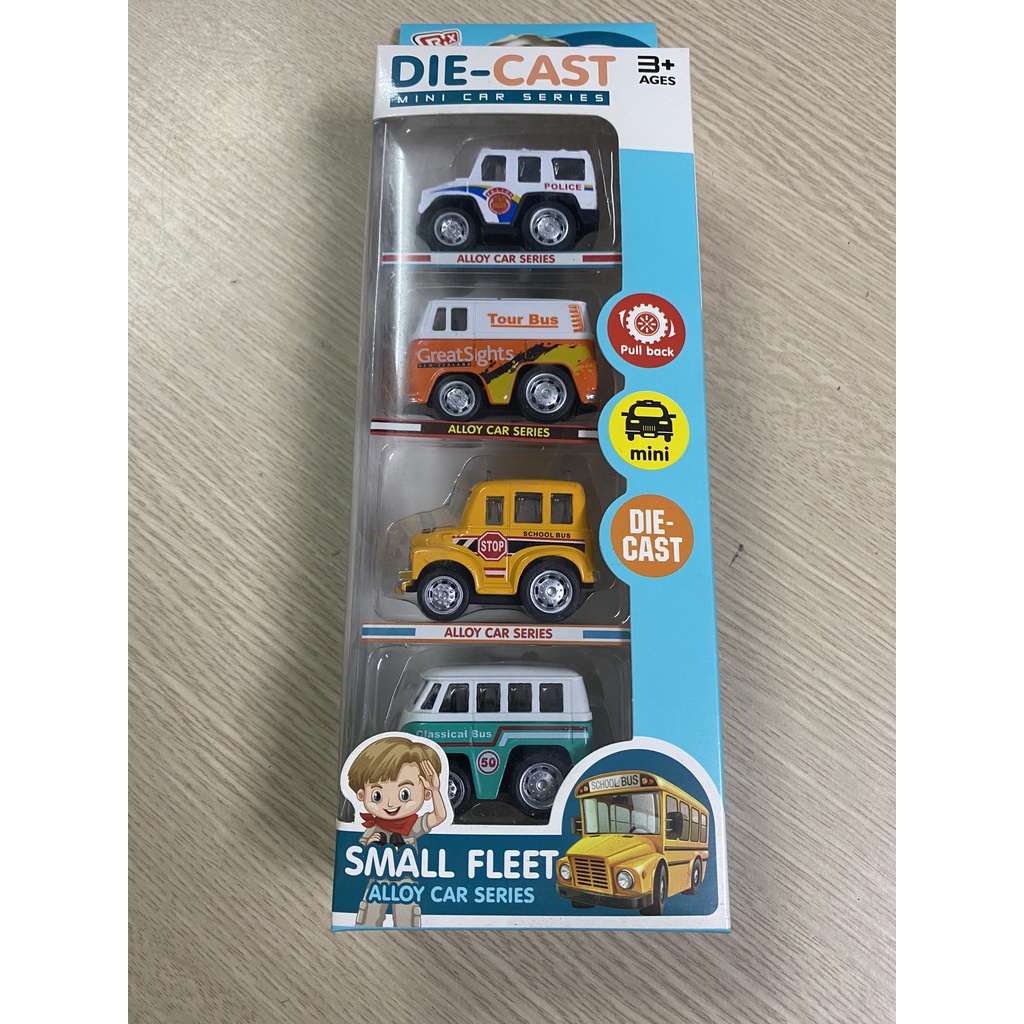 ĐỒ CHƠI TRẺ EM - BỘ 4 8 10 12 XE THÀNH PHỐ CHẠY ĐÀ CAO CẤP CHO BÉ