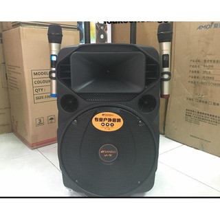 Loa kéo 3 tấc pro  A12-66 Cao Cấp +2 mic  tặng  1 usb 16g xịn 300w