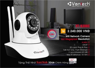 Camera wifi vt-6300c