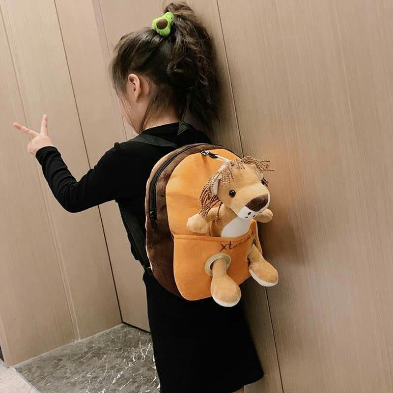Balo thú nhồi bông cho bé siêu cưng có thể tách rời được
