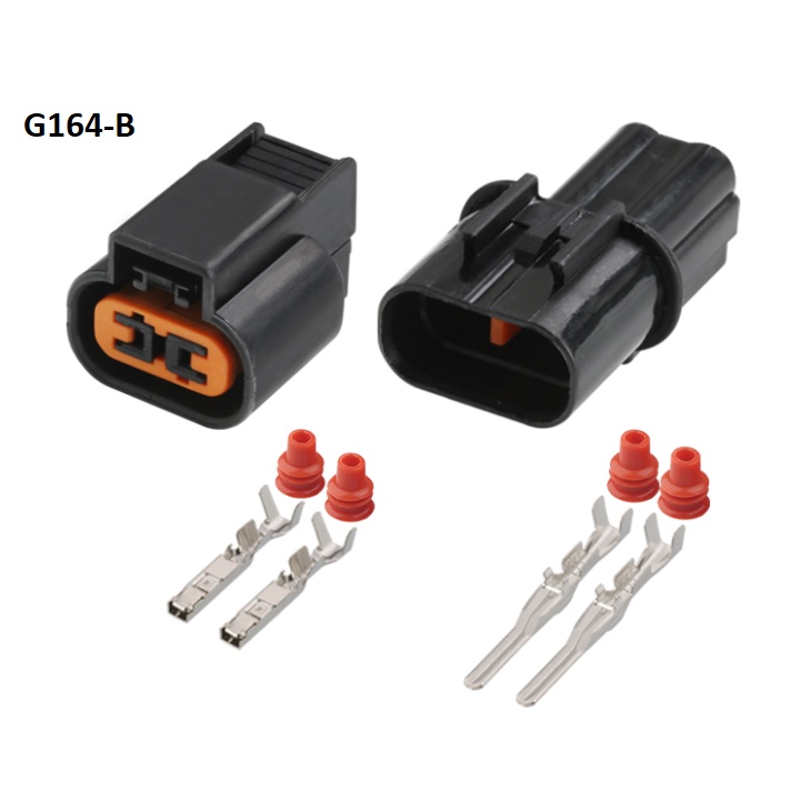 G164-Giắc cắm cảm biến màu cam 2 lỗ 2.2mm