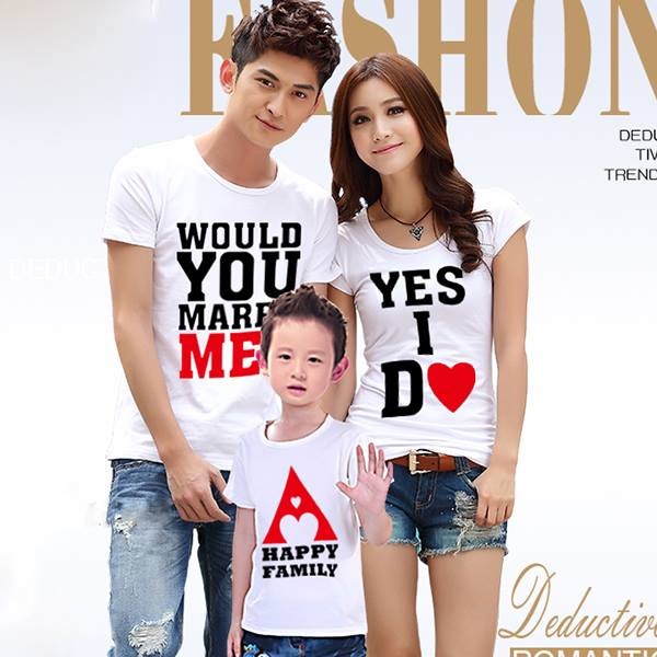 Combo 3 áo thun gia đình