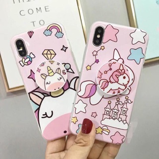 Ốp UNICORN chú ngựa một sừng kèm pop