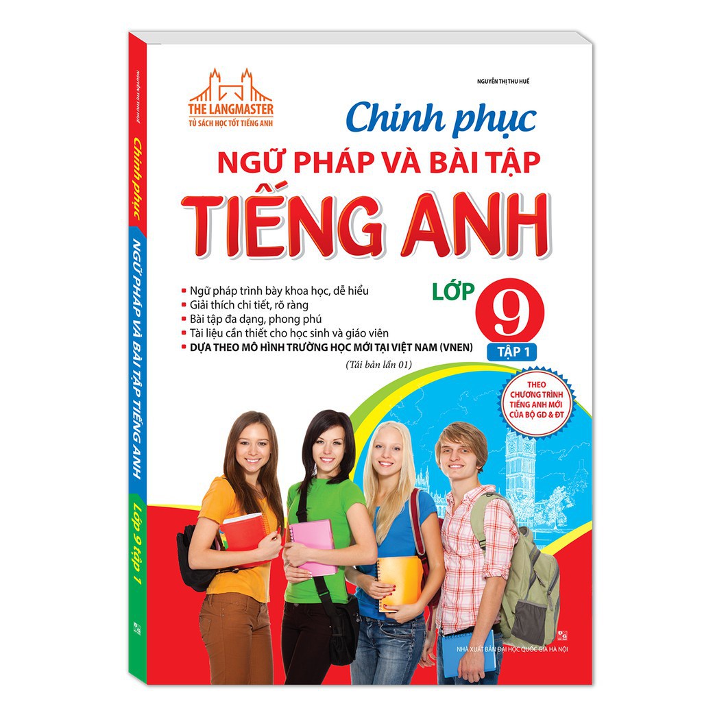 Sách - Combo Chinh Phục Ngữ Pháp Và Bài Tập Tiếng Anh lớp 9 (trọn bộ 2 tập)