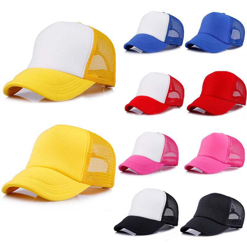 Nón lưỡi trai phối lưới thoáng khí phong cách cho bé