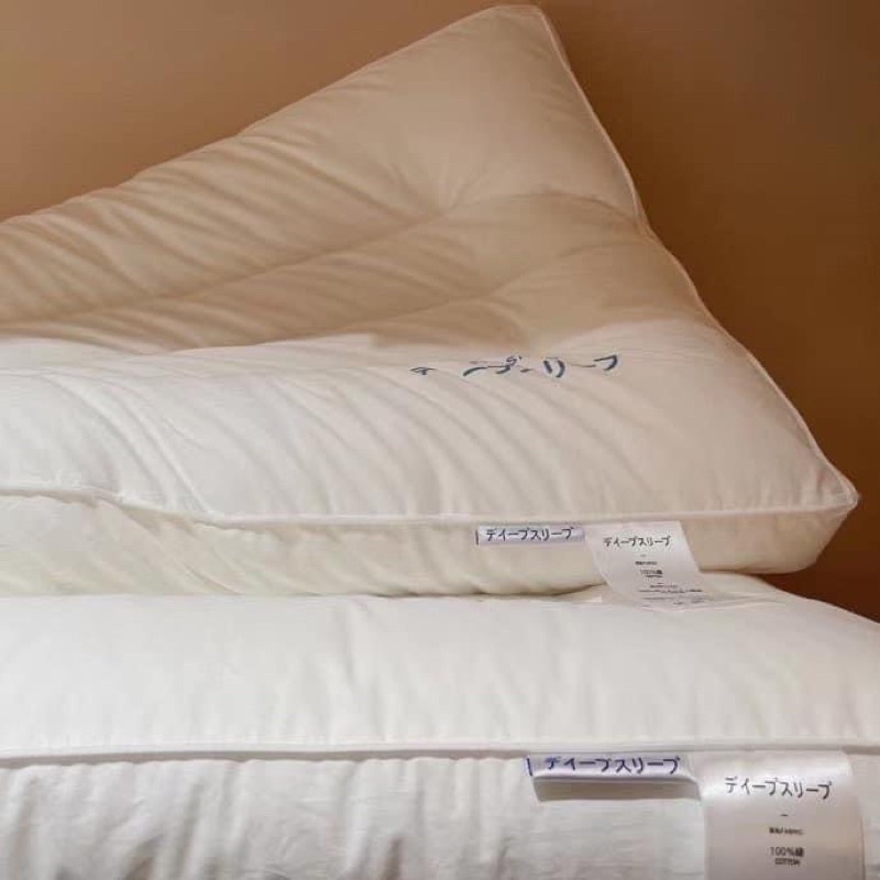 Gối matxa xuất Nhật ruột bông cao cấp kháng khuẩn kích thước 50x70cm