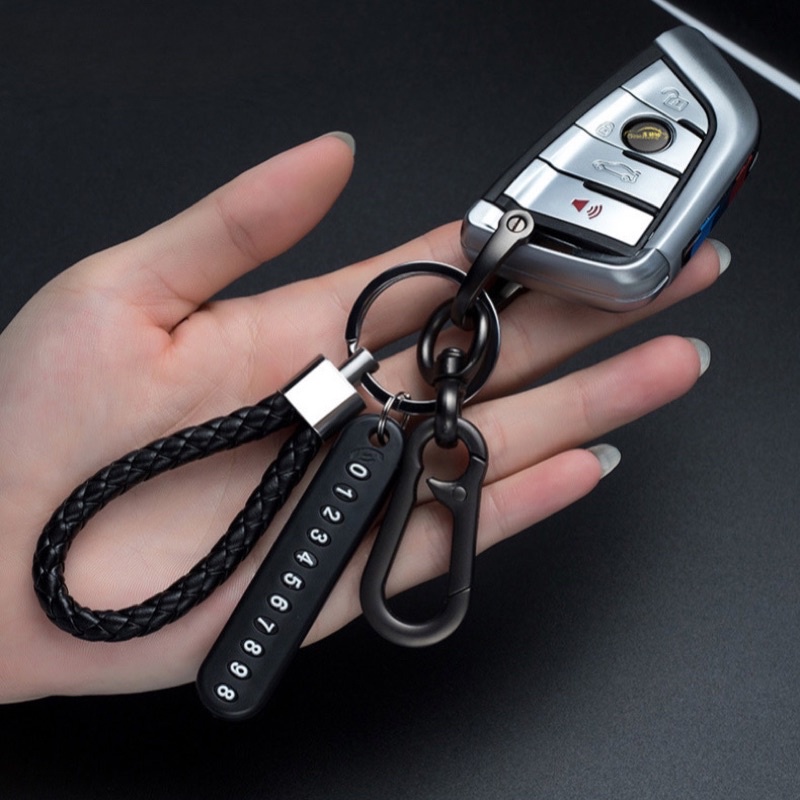 Móc treo chìa khoá ô tô có bảng số điện thoại, Móc treo chìa khoá có bảng số điện thoại