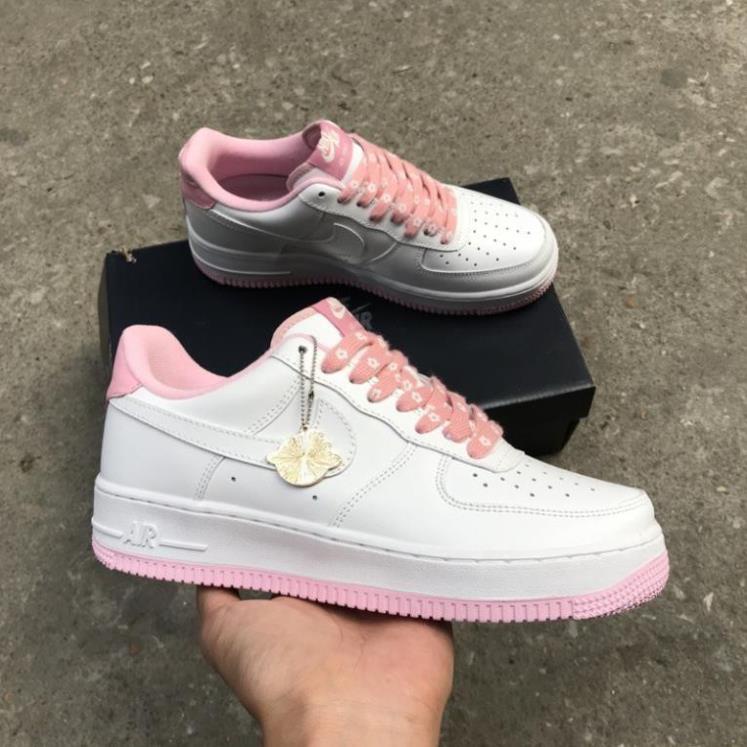 (VIDEO, ẢNH THẬT) giày thể thao Force trắng hồng nữ cao cấp Full Box Bill -Tình Sneaker | BigBuy360 - bigbuy360.vn