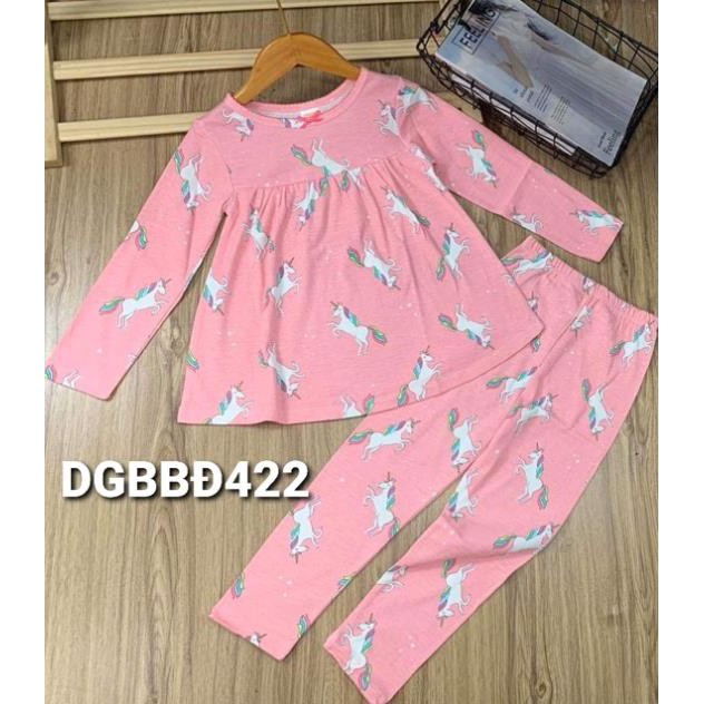 Bộ babydoll dài thun borip cho bé gái size đại từ 23 đến 40kg - Bộ quần áo trẻ em - FREESHIP