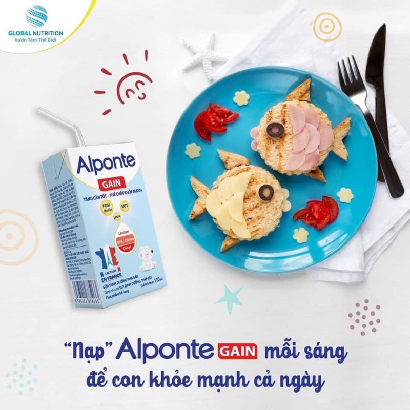 Sữa bột pha sẵn Alponte Gain 180ml