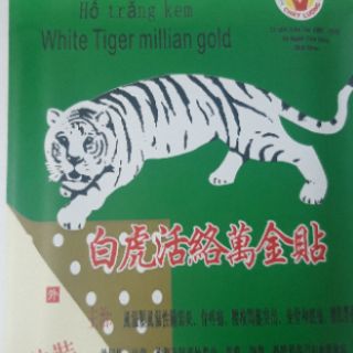 Cao dán hổ trắng kem