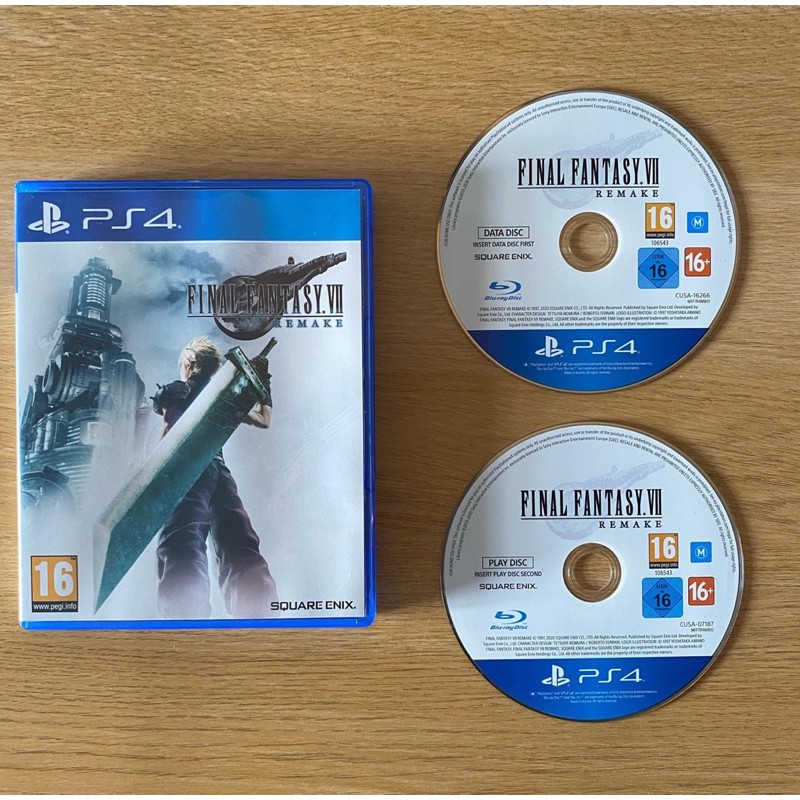 (USED) Final Fantasy VII - 7 Remake PS4