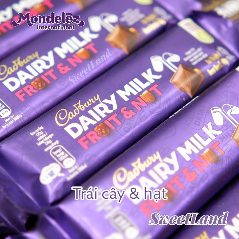CHOCOLATE CADBURY DAIRY MILK NHẬP KHẨU MALAYSIA 90gr- 160gr