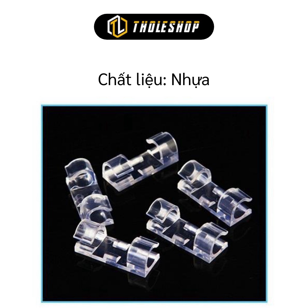 GIÁ SỈ Vỉ 10 cáp cố định dây điện, giúp dây điện trong gia đình gọn gàng, sạch đẹp hơn, an toàn và tiện lợi. 4880