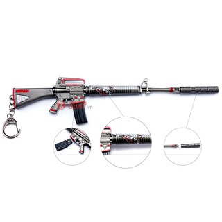 Mô hình M16A4 Shark Bite 17cm PUBG