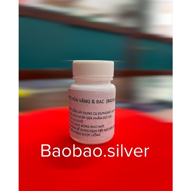 nước rửa trang sức vàng bạc