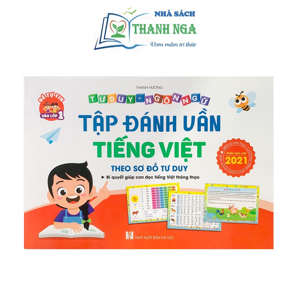 Sách - Tập đánh vần Tiếng Việt theo sơ đồ tư duy phiên bản mới 2021