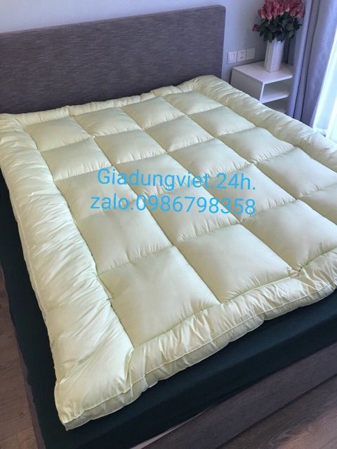 Topper nệm  [size 1m8*2m] êm mịn chuẩn khách sạn 5 sao.