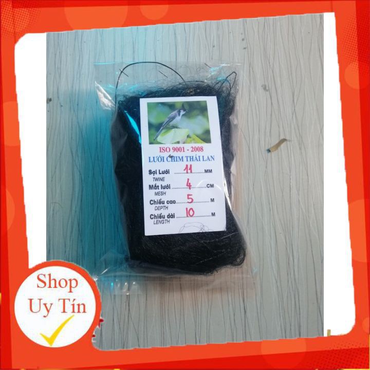 [Hàng Gia Công] Lưới Bẫy Chim Chào Mào, Họa Mi, Sẻ Cao 5m, Độ Dài Từ 10m-30m, Lưới Chim Thái Lan