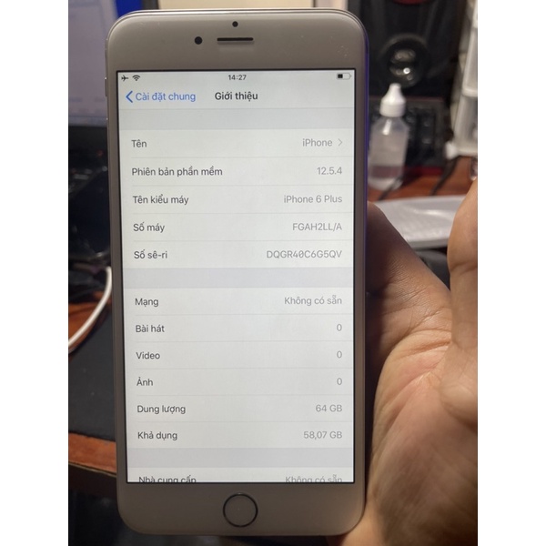 cụm main điện thoại iphone 6 plus 64gb bypass icloud rẻ như xác