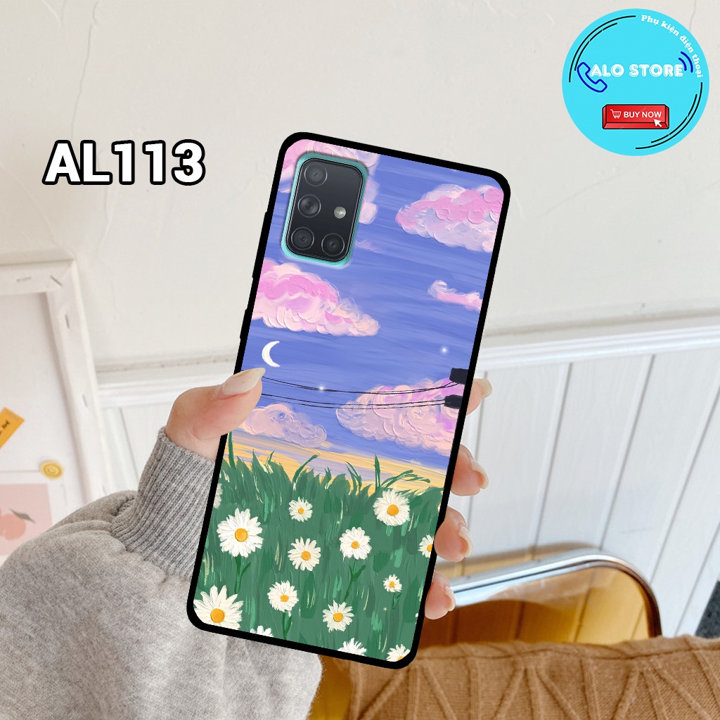Ốp điện thoại SAMSUNG A51/ A71/ M51 - Ốp lưng Samsung in hình hoa vintage nữ tính,dễ thương