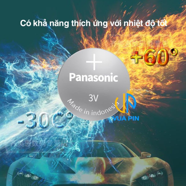Pin 3V Lithium CR1616 chính hãng Panasonic - Pin cúc áo