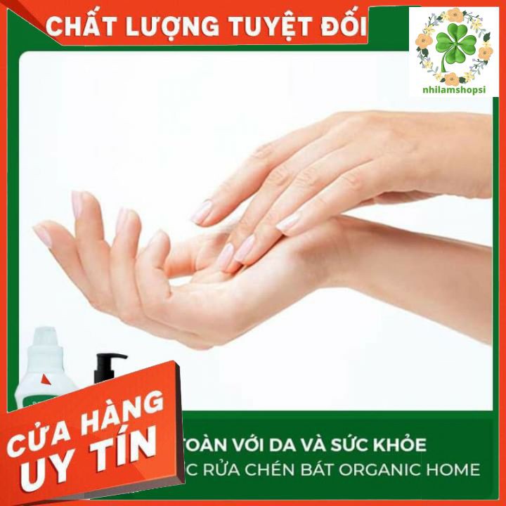 NƯỚC RỬA CHÉN ORGANIC Cỏ cây hoa lá