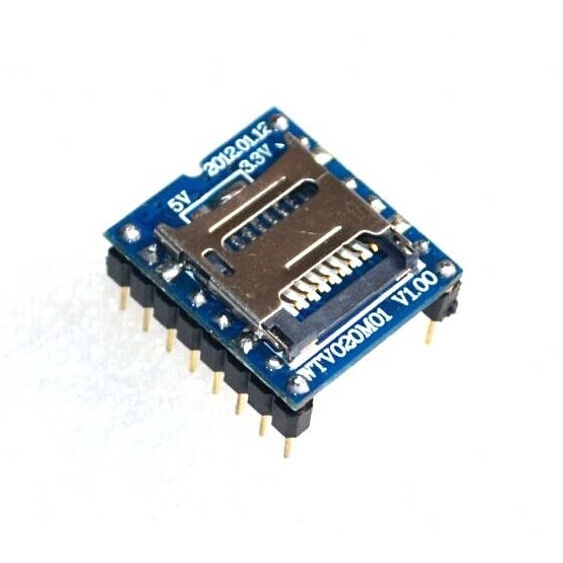 Mô Đun Thẻ Nhớ Mp3 Mini Cho Pic / Arduino Wtv020-Sd-16P