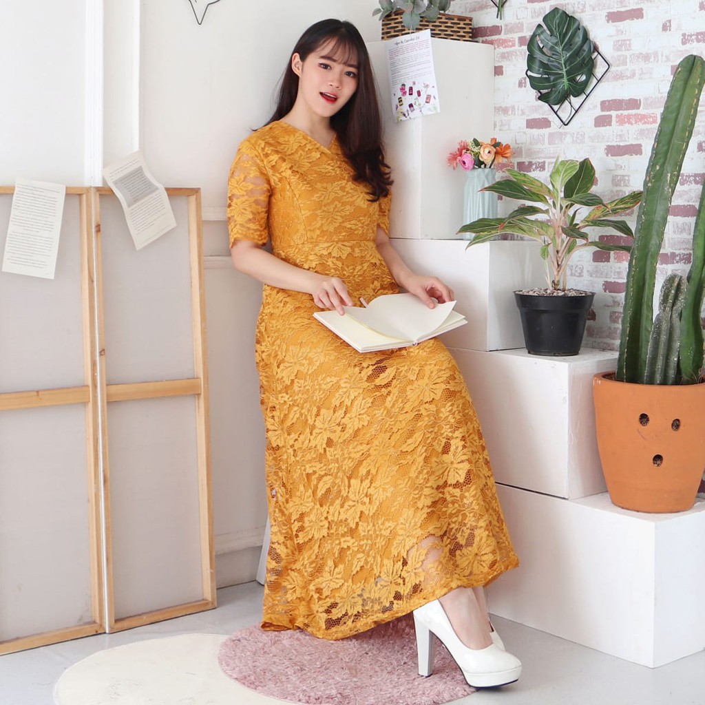 Áo thun dài tay VIONA | Đầm Brocade đẹp | Đầm dự tiệc thiết kế mới nhất