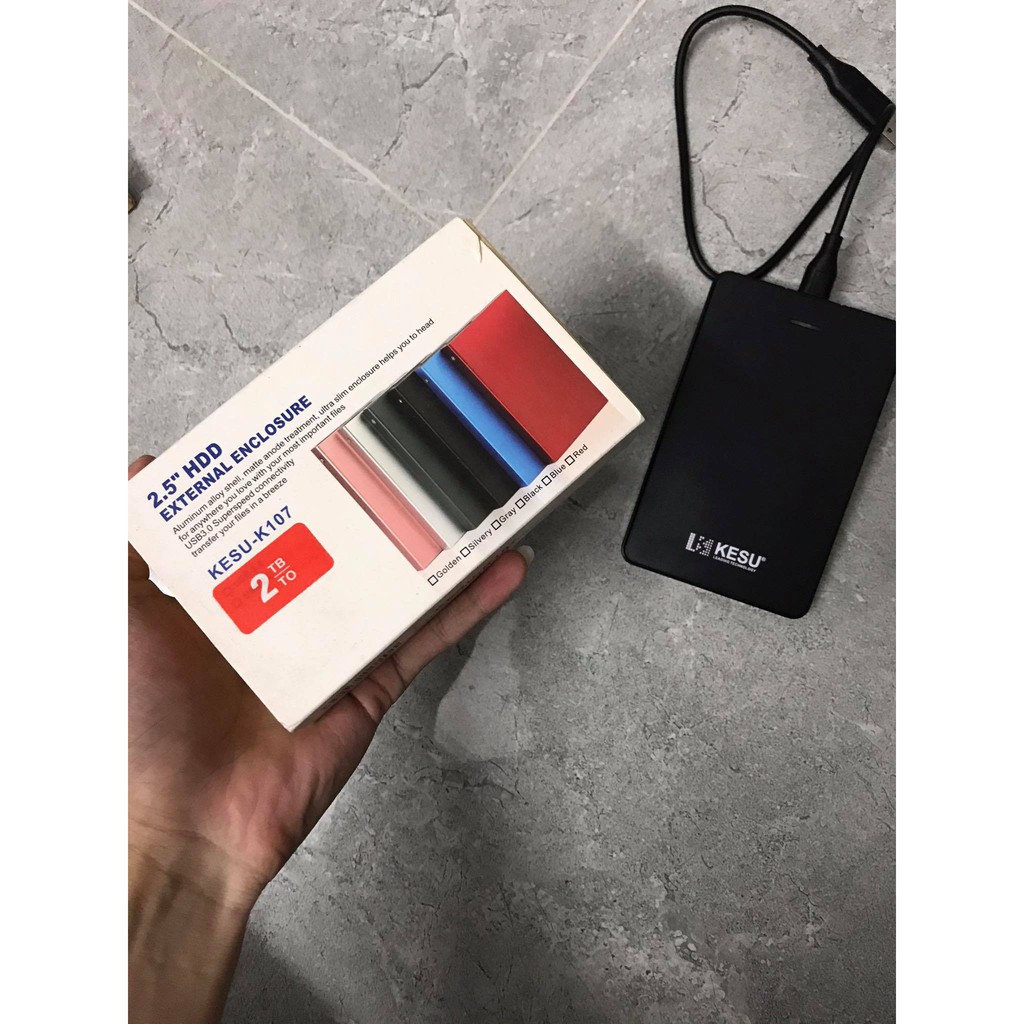 Ổ cứng di động HDD dung lượng 2TB, cổng USB 2.0, bảo hành 24 tháng | WebRaoVat - webraovat.net.vn