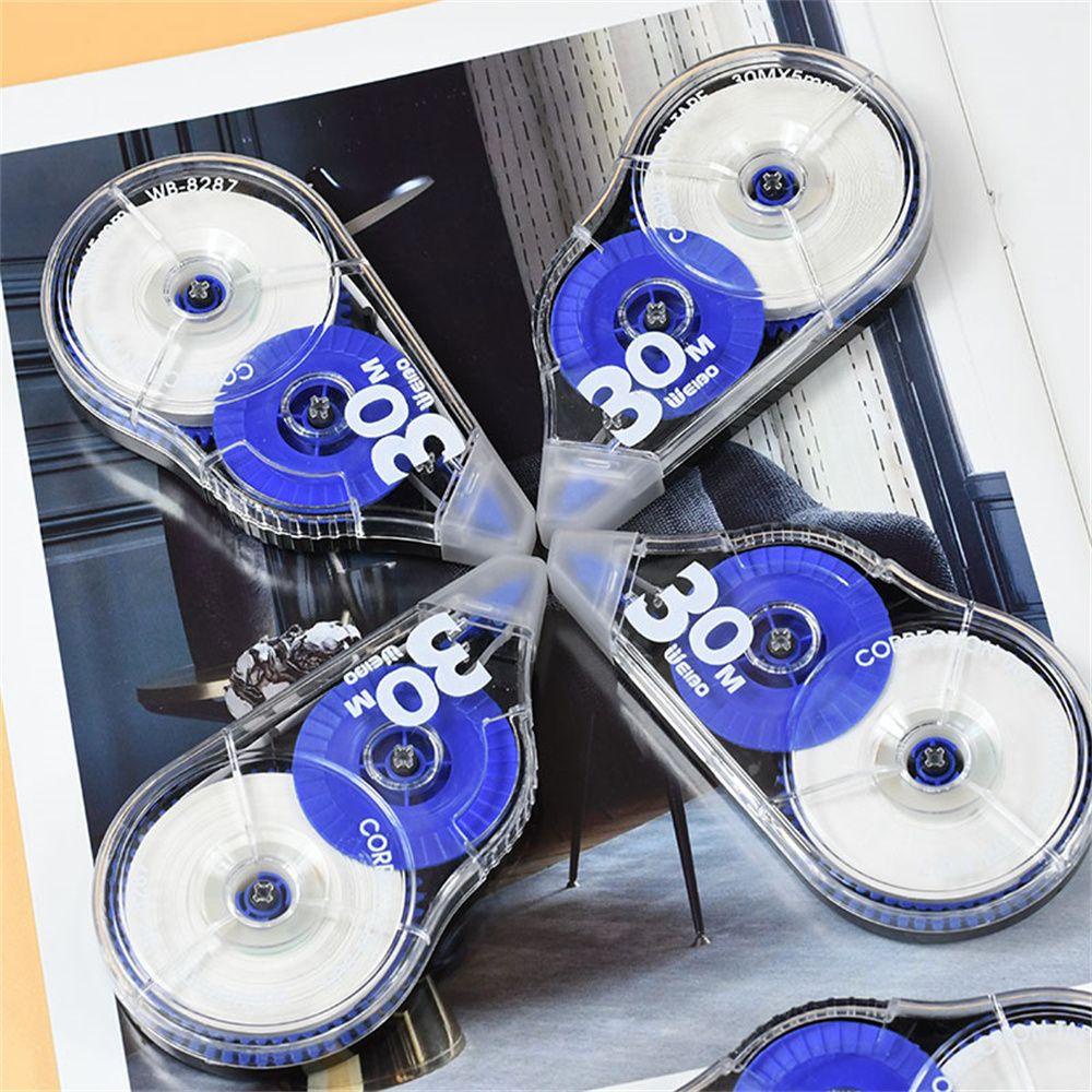 Cuộn Băng Keo Màu Trắng Kích Thước 5mm * 30M Dùng Trang Trí Sổ Tay / Nhật Ký