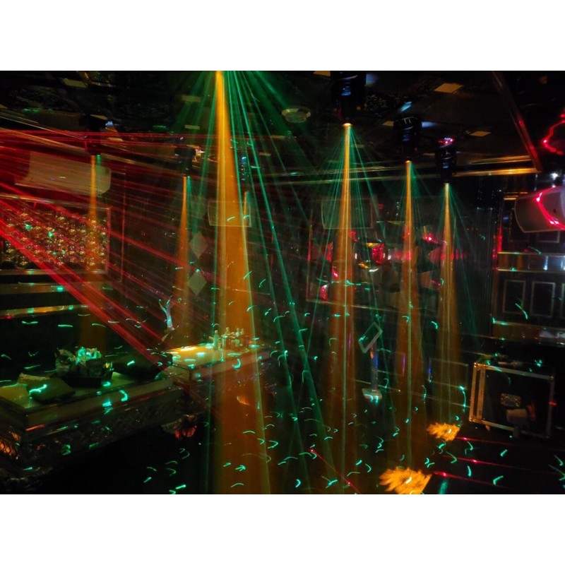 Đèn Moving 30w Laser & Led 2in1