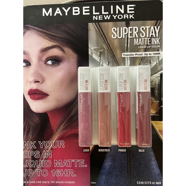 SON LÌ MAYBELLINE NEW YORK SUPER STAY MATTE INK. Up to 16HR