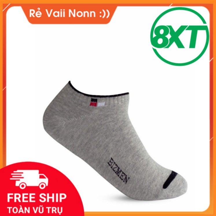 ⚡BIZMEN⚡ VỚ NAM,Tất nam cổ ngắn Thấm hút mồ hôi tốt, êm ái, kháng khuẩn, khử mùi FREESIZE - CSP05