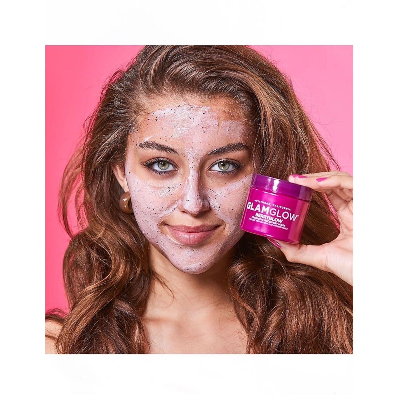 GLAMGLOW BERRYGLOW PROBIOTIC RECOVERY FACE MASK 75ML NOBOX