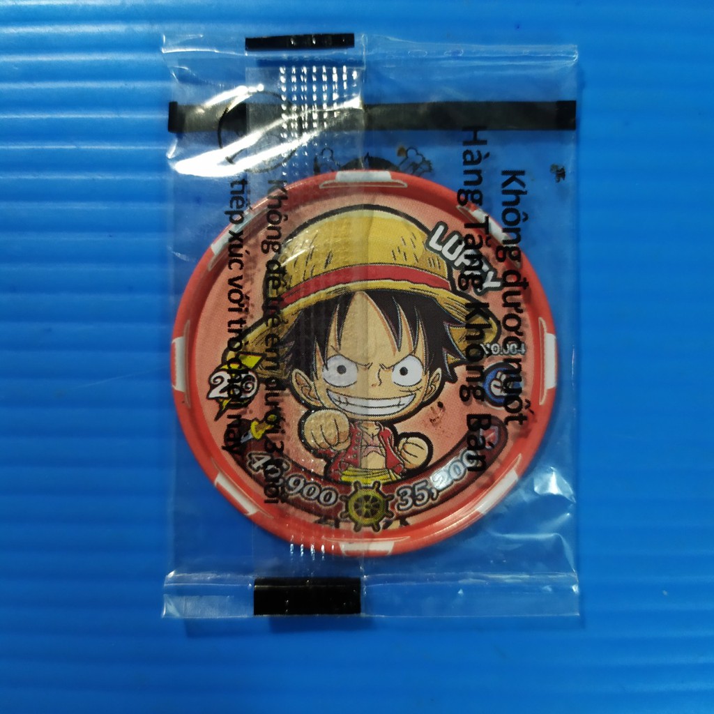 [Một Thẻ ] Thẻ bài toonies One Piece thẻ leng keng dạng chibi đầu to Luffy mũ rơm Nguyên seal tổng hợp 1