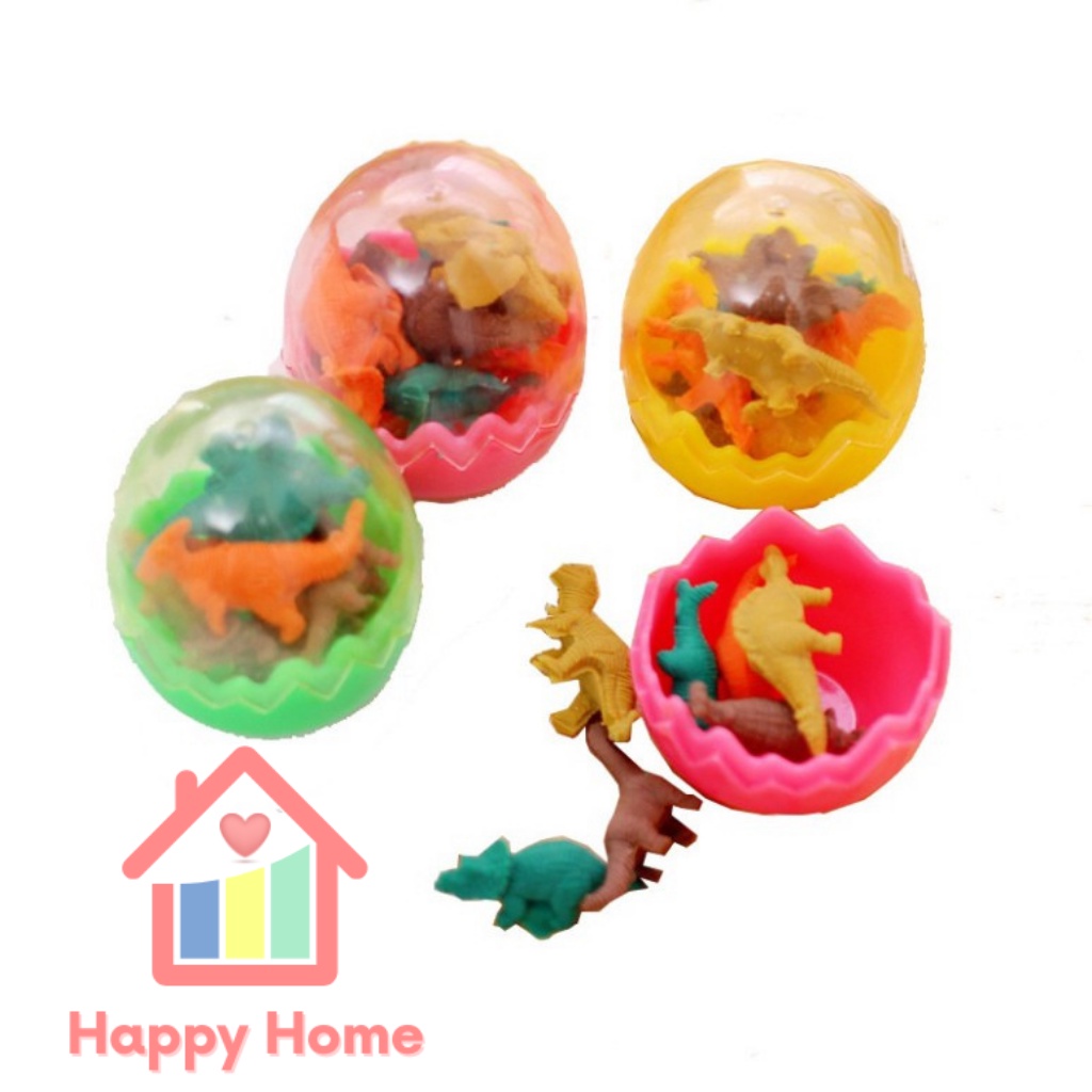 Tẩy bút chì, cục tẩy, gôm hình trứng khủng long Happy Home