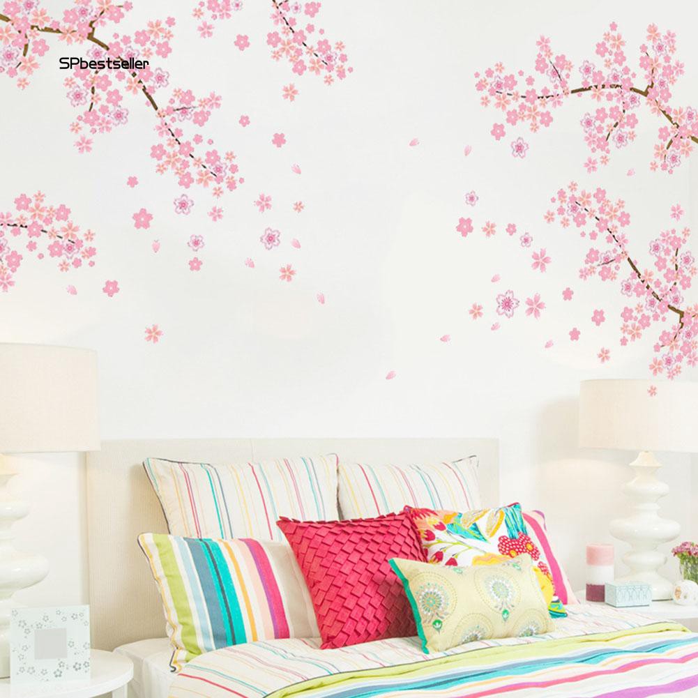 Giấy dán tường hình hoa đào xinh xắn