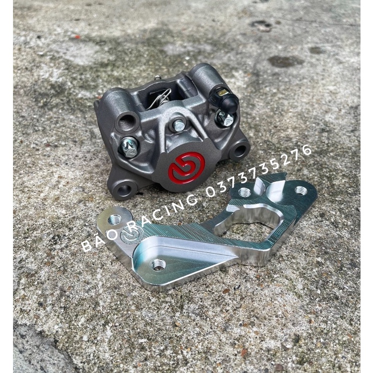 Heo Adelin 2piston mod Brembo gắn xe máy