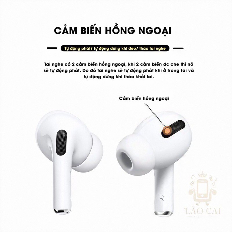 Tai nghe Airpods Pro ANC Louda 1562A - Âm thanh không gian - Vi chương trình 3A