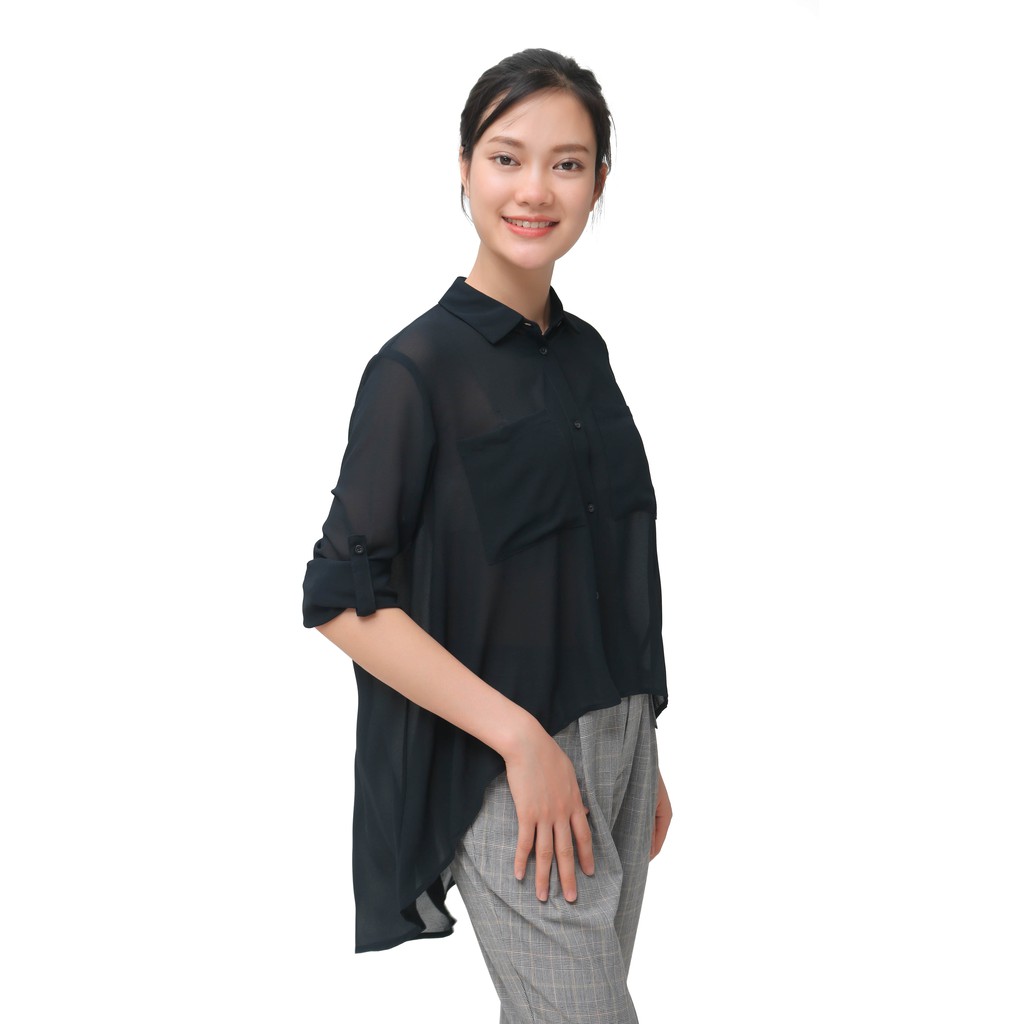 Áo kiểu nữ Narsis L0002 màu đen