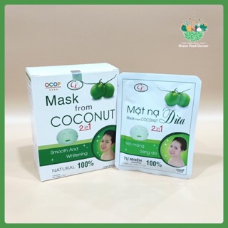 1 Miếng Mặt Nạ Dừa 2in1 Cửu Long Dưỡng Ẩm - Mặt Nạ Từ Dừa