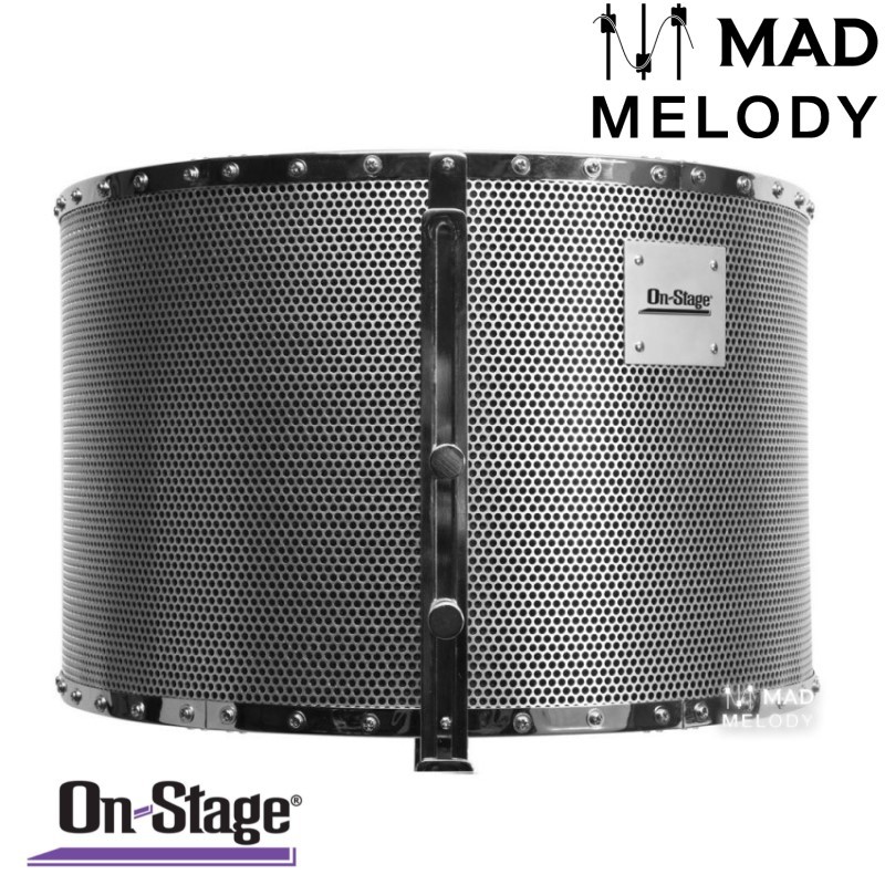 On-Stage ASMS4730 Isolation Shield (màn chắn micro chống dội âm, không gồm chân mic, NEW & chính hãng)