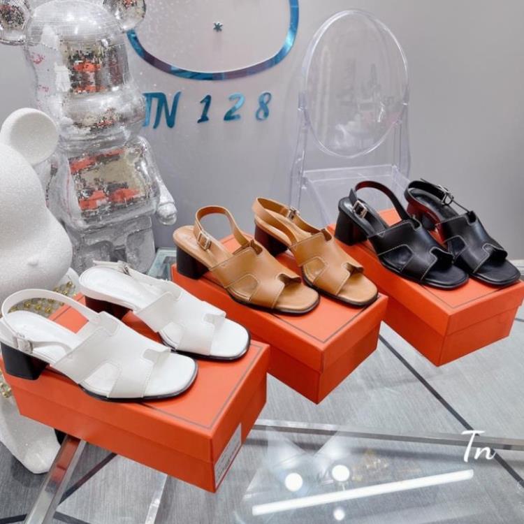 Sandal HM 3 Màu Trắng Đen Nâu Full Size 35-39