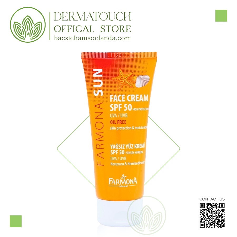 Kem chống nắng Farmona Sun Face Cream Oil Free SPF50