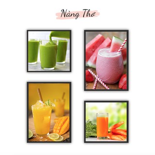 BỘ 4 HÌNH DÁN QUÁN NƯỚC, SINH TỐ_THIẾT KẾ NÀNG THƠ