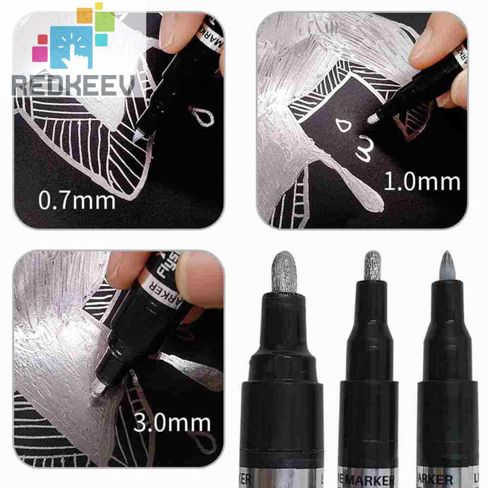 Bút lông tráng gương màu phản quang độc đáo DIY