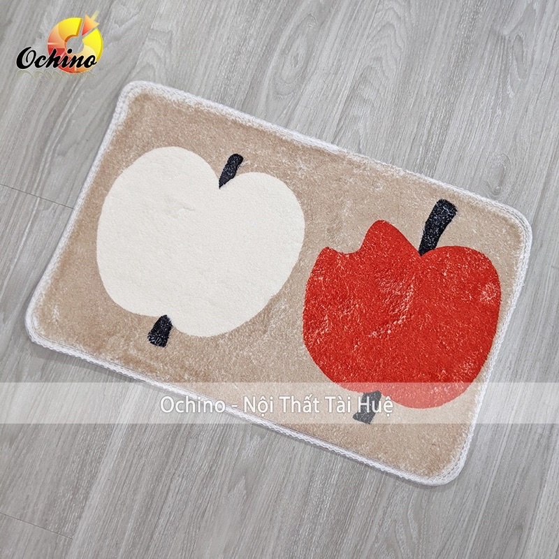 THẢM LAU CHÂN, THẢM CHÙI CHÂN LÔNG CỪU ĐẾ CAO SU CHỐNG TRƠN TRƯỢT, SIÊU THẤM CAO CẤP 40x60CM