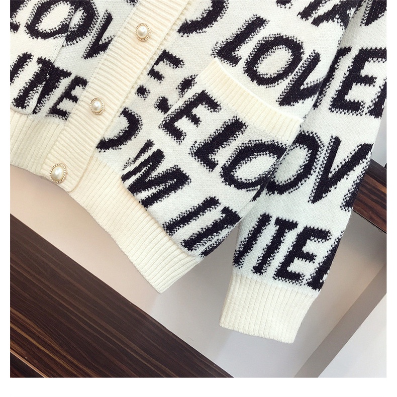 Áo khoác len cardigan thời trang dáng rộng phong cách Hàn Hadu shop