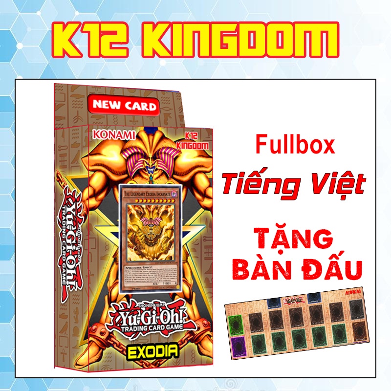 Yugioh Tiếng Việt - Hộp Bài Exodia Thần Sức Mạnh H06 - bài in
